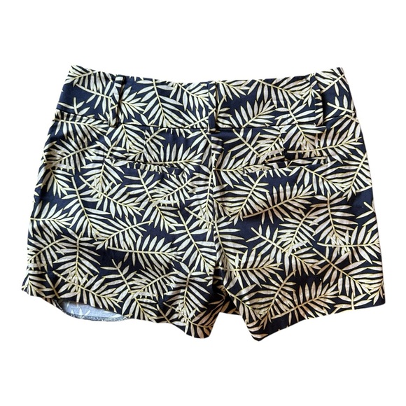 Ann Taylor Women’s Palm Leaf Print Cotton Shorts – Size 4 - Picture 2 of 5
